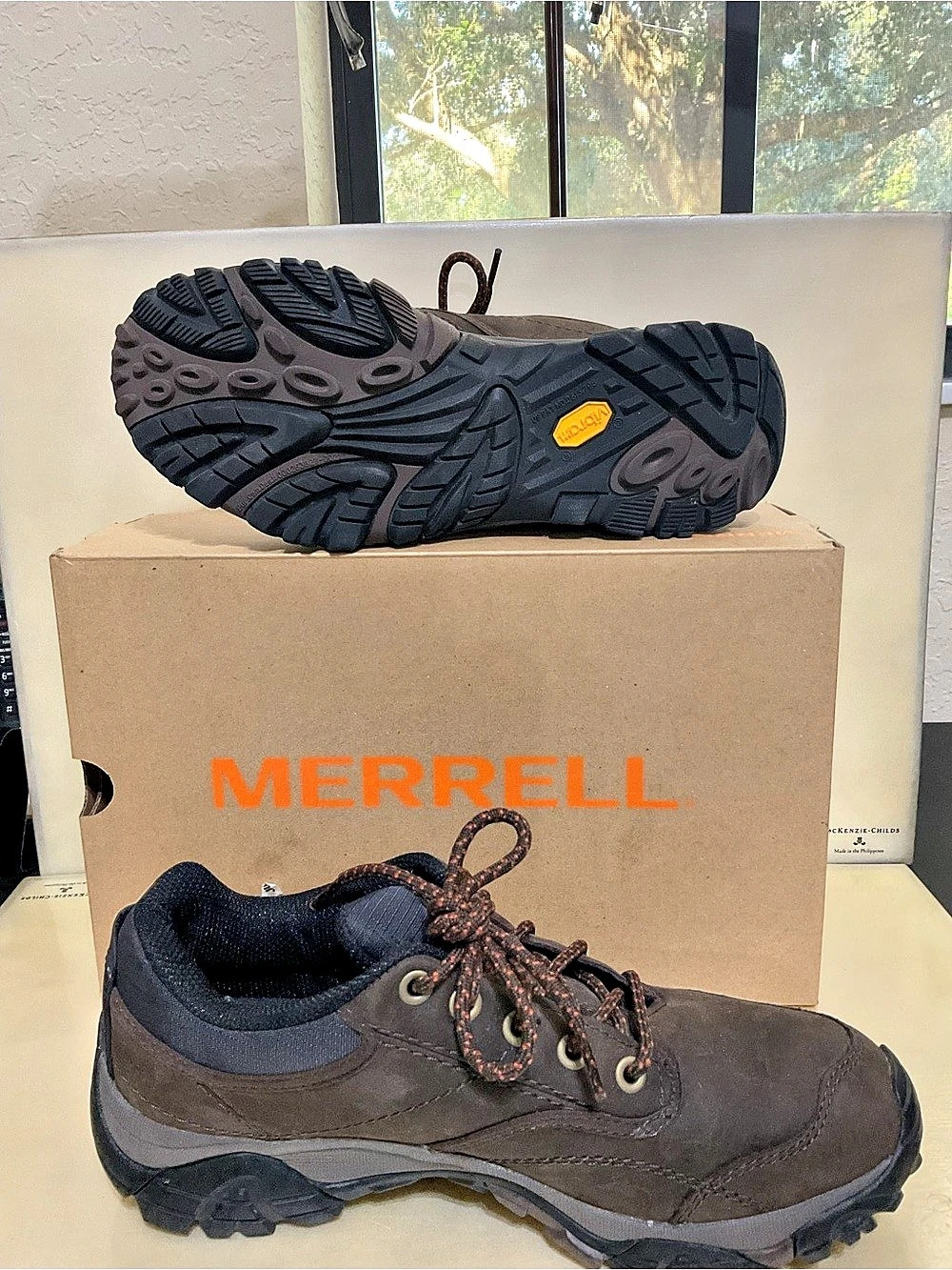 Merrell men’s shoes  Hiking Shoes Brown & Black - Picture 2 of 5
